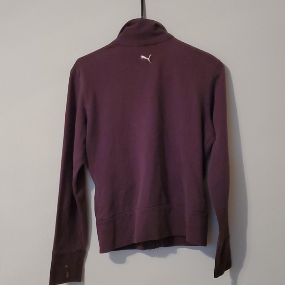 Children's puma jacket/ chocolate colored. - Picture 5 of 5